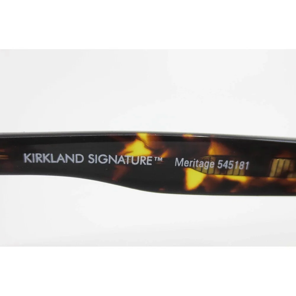 Kirkland Signature Meritage 545181 Brown Tortoise Rectangle Sunglasses Italy